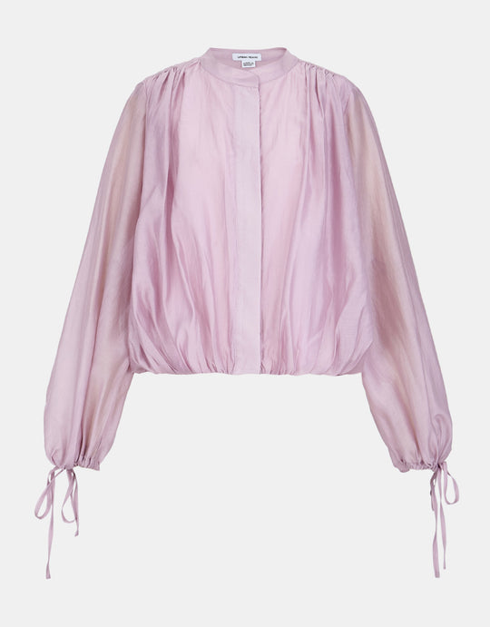 퍼프 소매 보들보들 블라우스