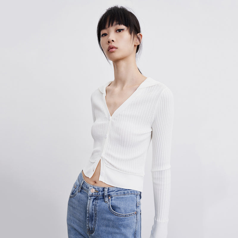 라펠 가디건