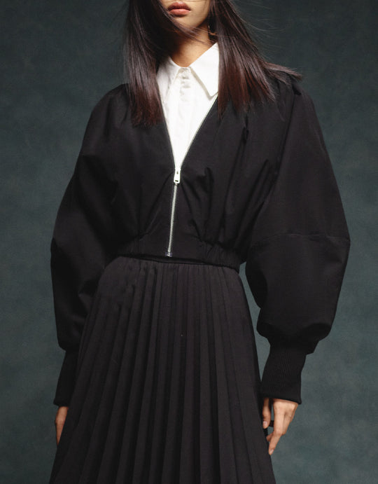 래글런 슬리브 자켓