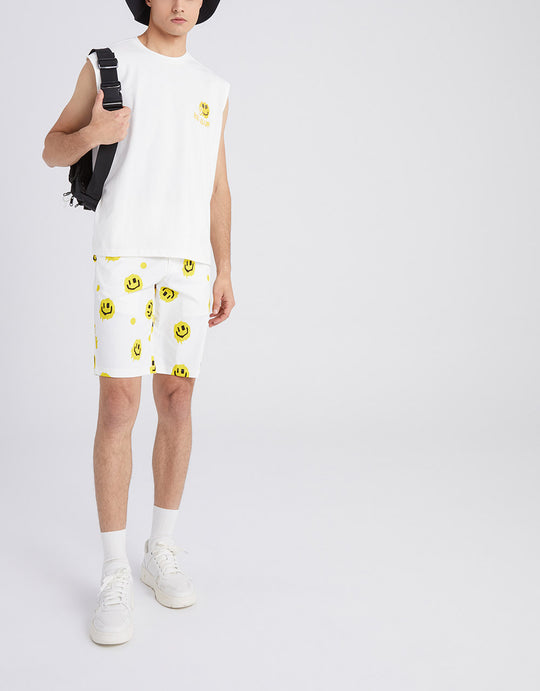 미소 페이스 디테일 탱크탑