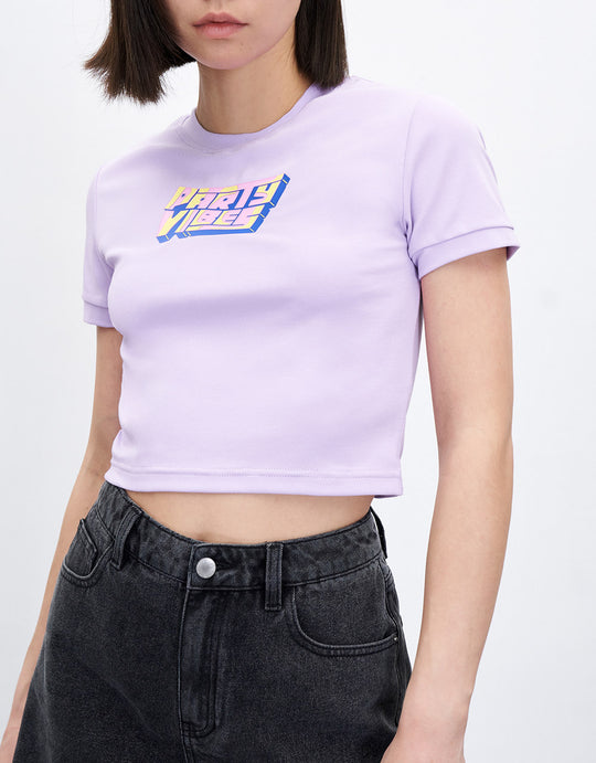 크루넥 스키니 티셔츠