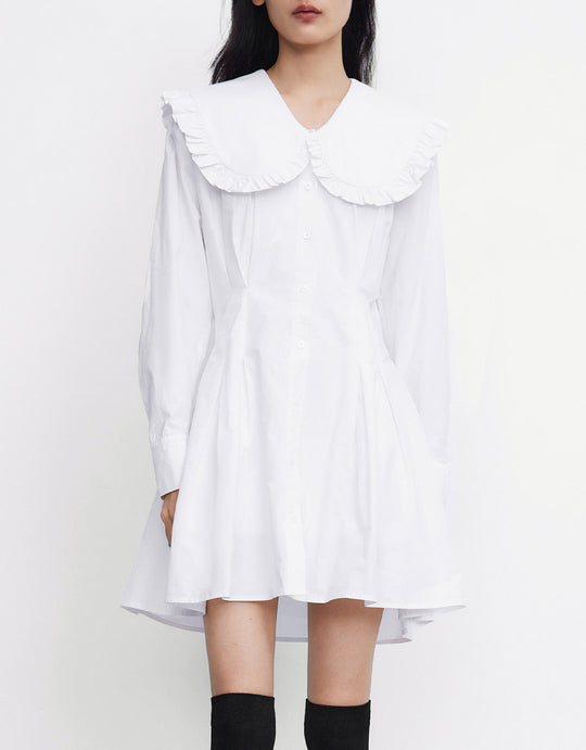 스테이트먼트 칼라 드레스