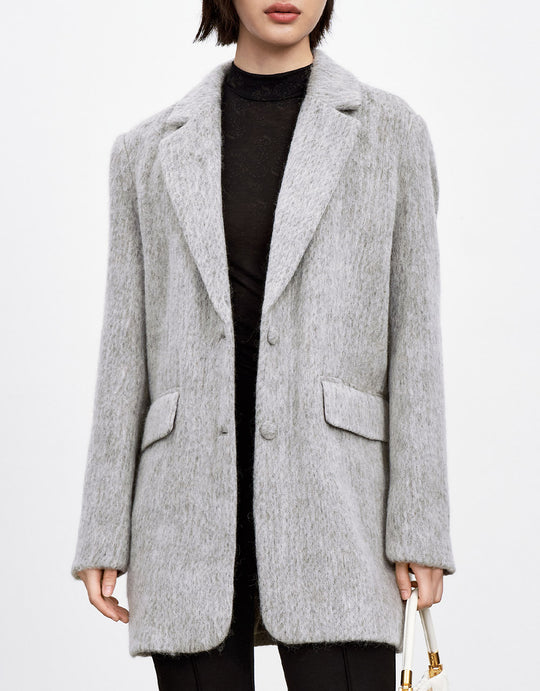 싱글 브레스트 코트