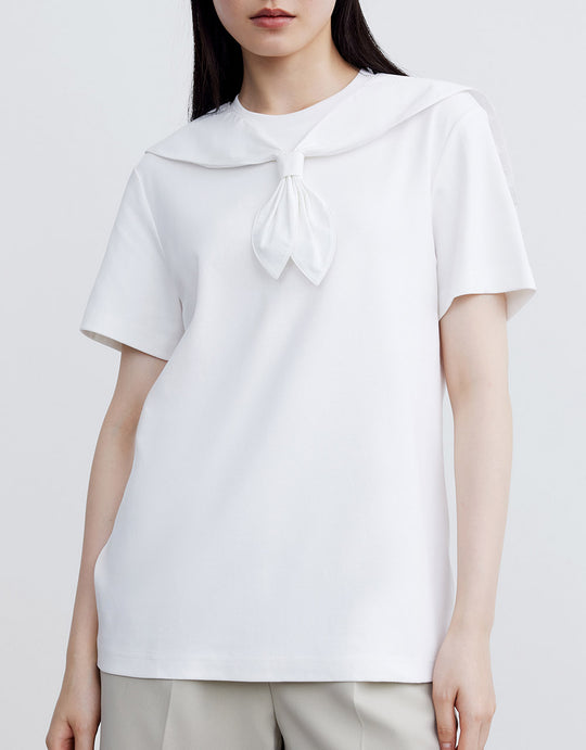 세일러 칼라 티셔츠