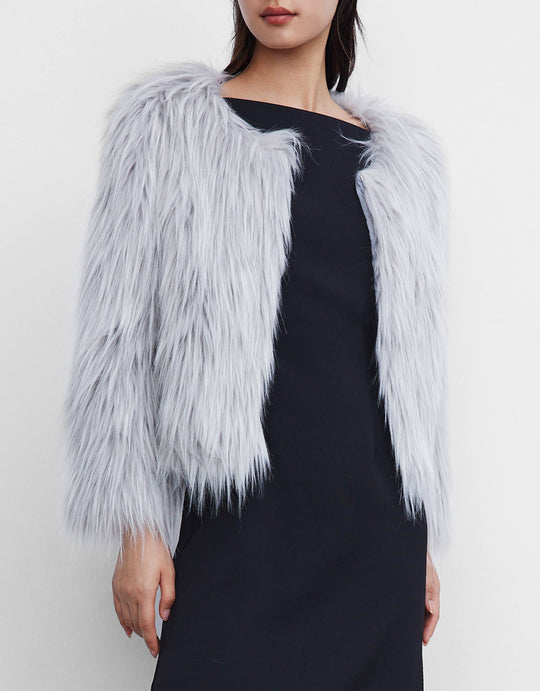 오픈 프론트 퍼자켓