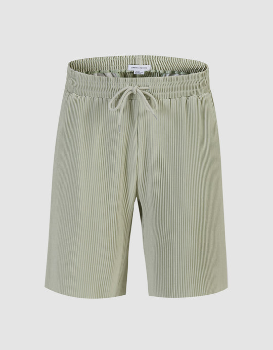 드로스트링 플리츠 쇼츠