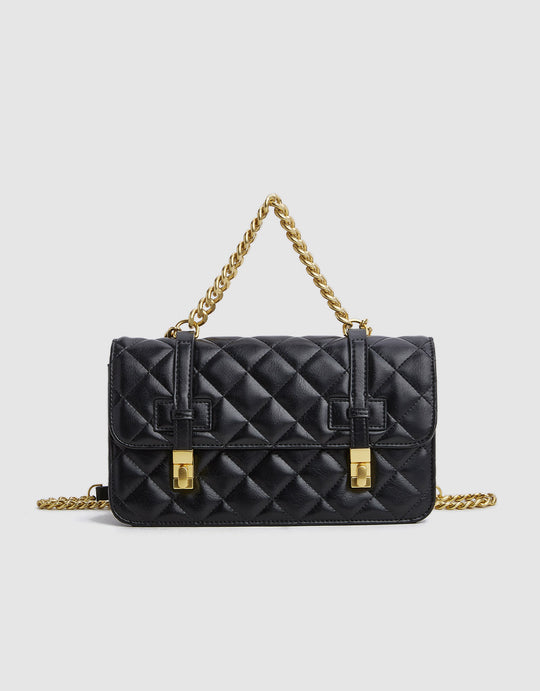 인조 가죽 퀼팅 사첼