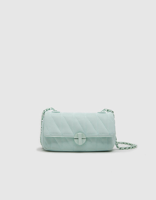 퀼팅 크로스바디 플랩백