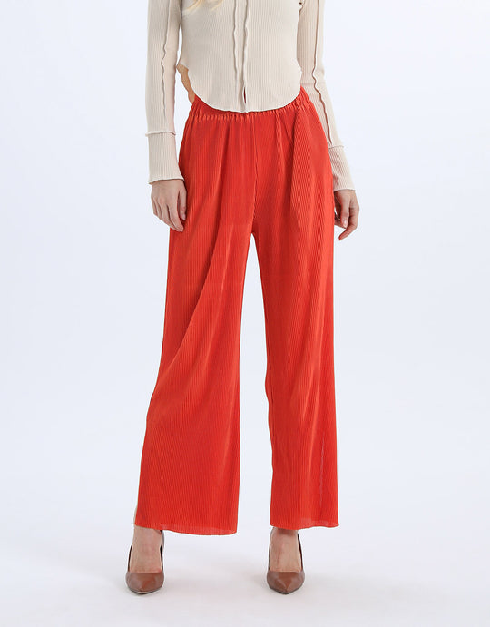 니트 롱 와이드 팬츠