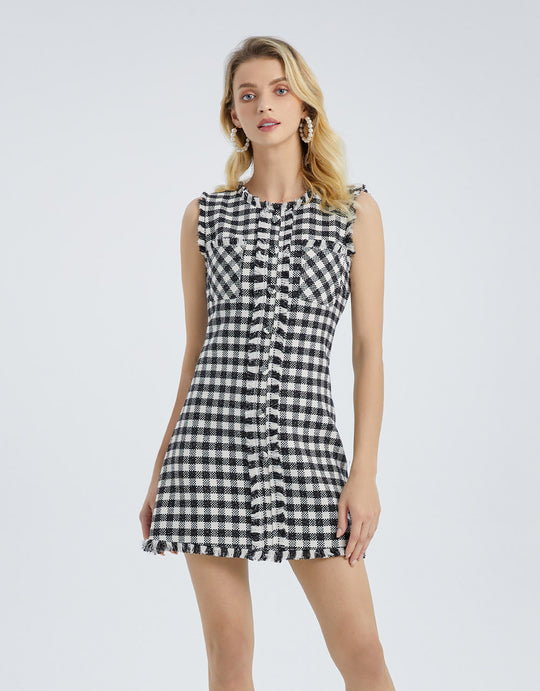 슬리브리스 크루넥 Línea A 드레스