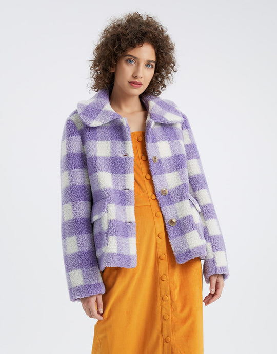 뽀글이 버튼업 자켓