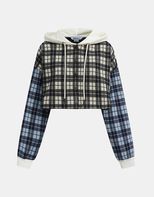 오프 숄더 후드 루즈핏 맨투맨