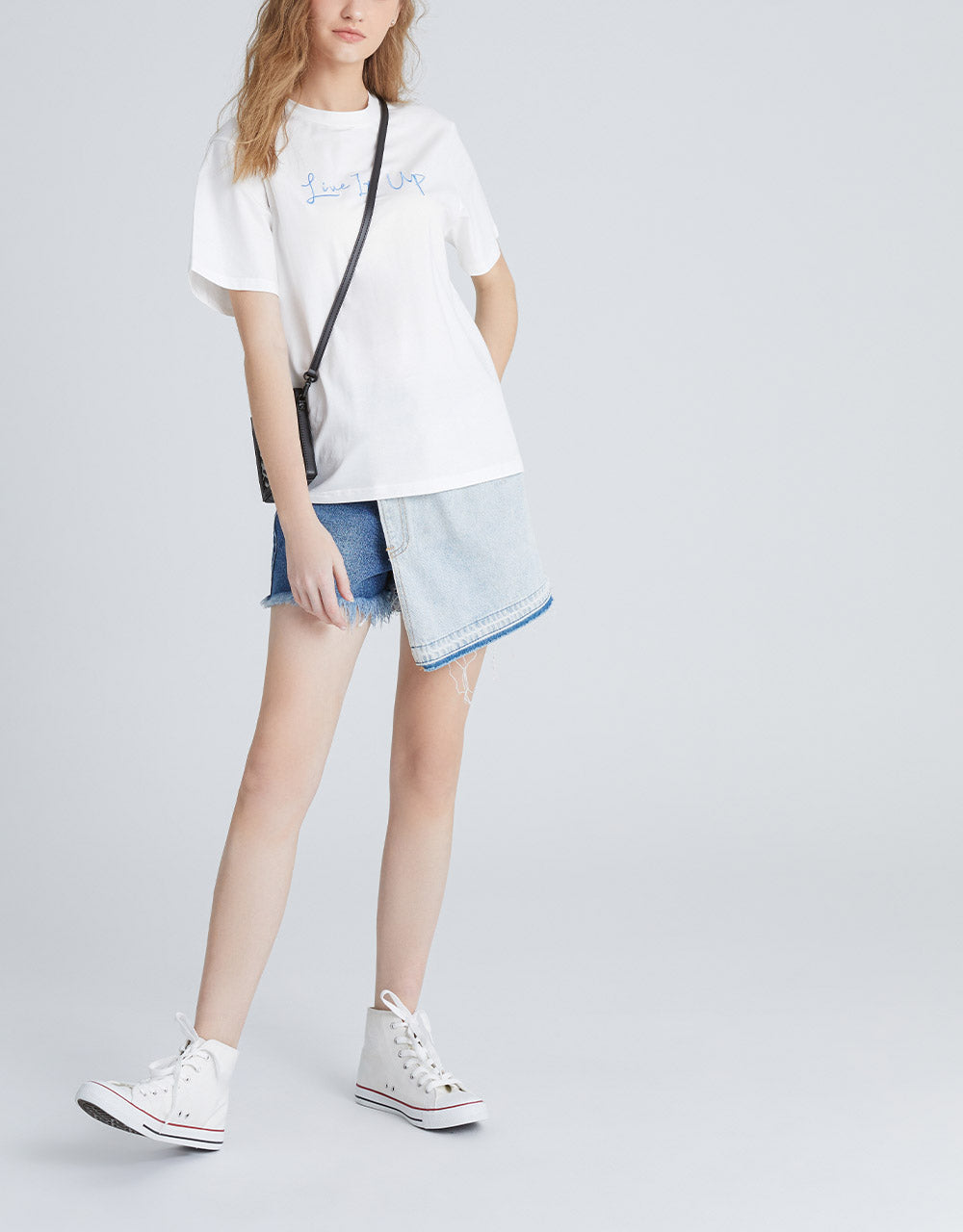 데님 숏팬츠