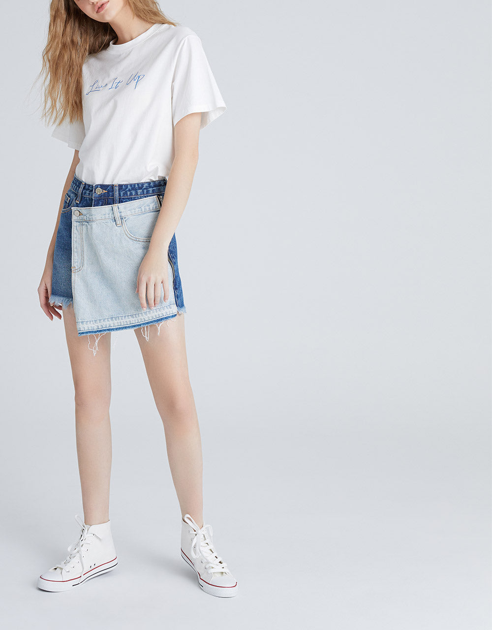 데님 숏팬츠