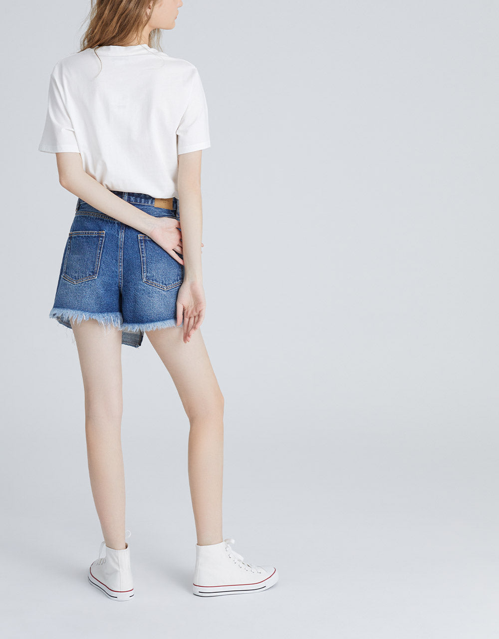 데님 숏팬츠
