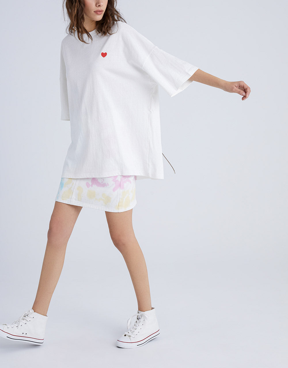 타이다이 데님 스커트
