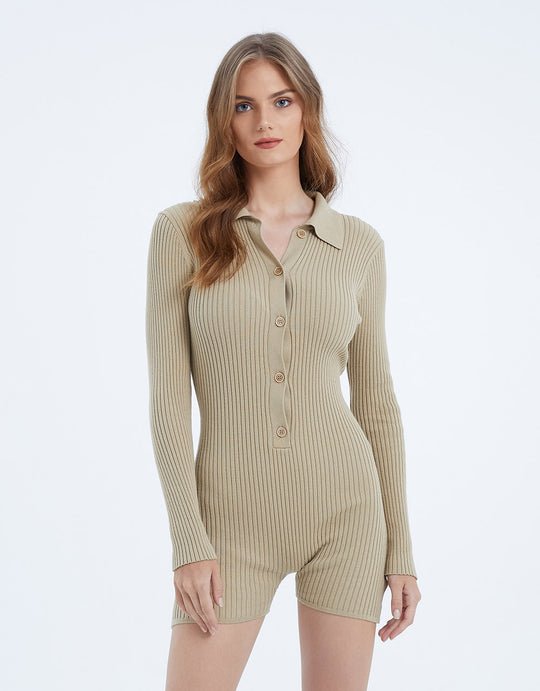 라펠 니트 티셔츠