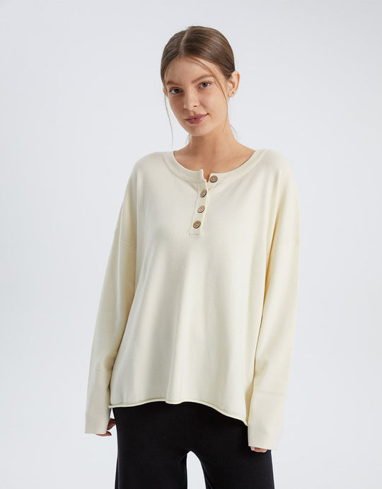 베이직 크루넥 니트 티셔츠