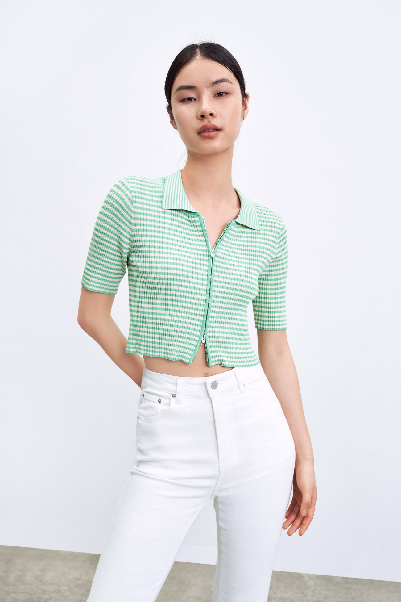 셔츠 카라 가디건