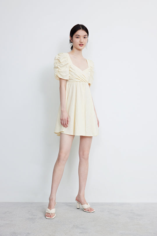 U넥 A-Line 드레스