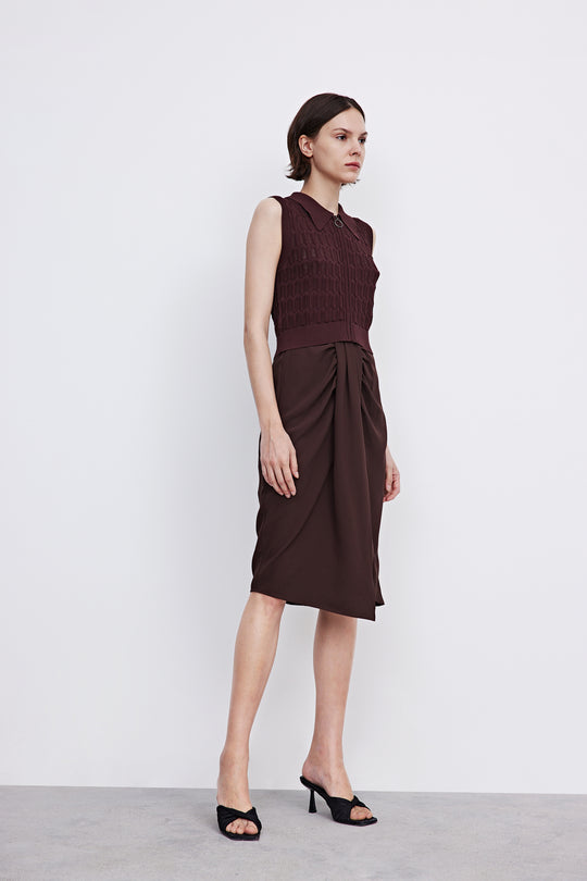 미디 스트레이트 스커트