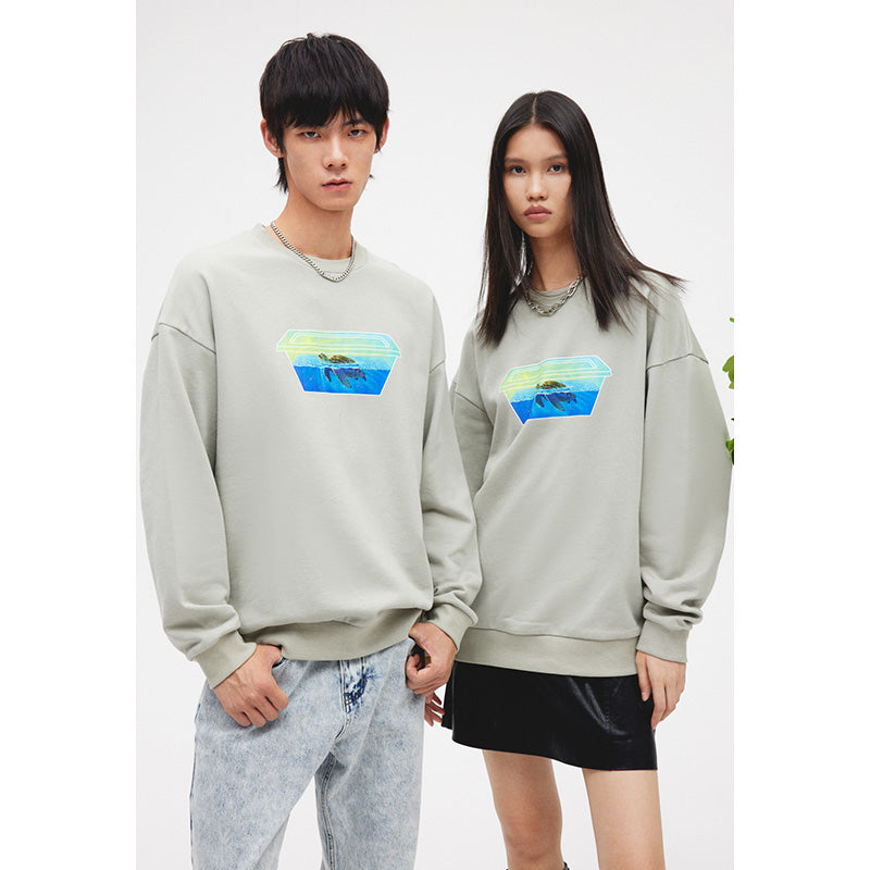 오프 숄더  맨투맨
