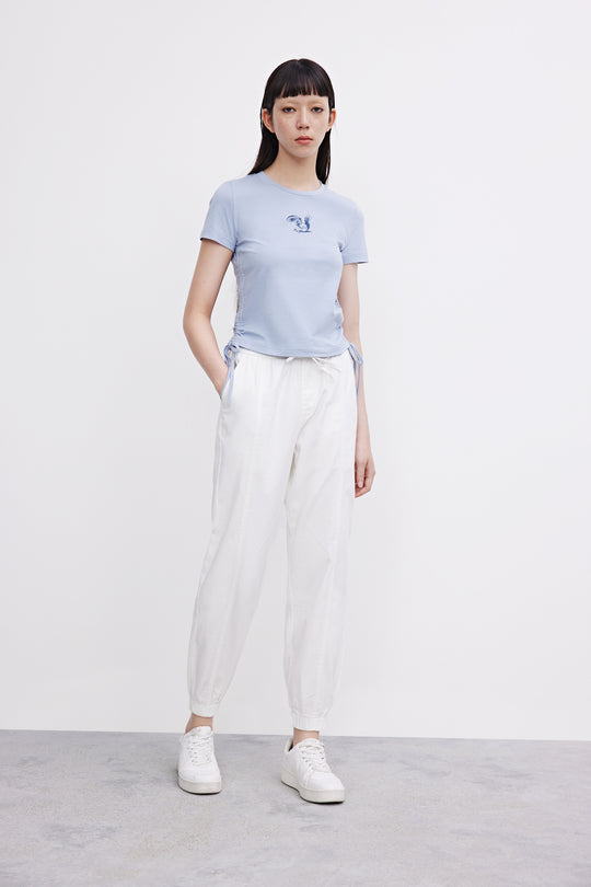 스탠다드 크루 넥 스키니 티셔츠