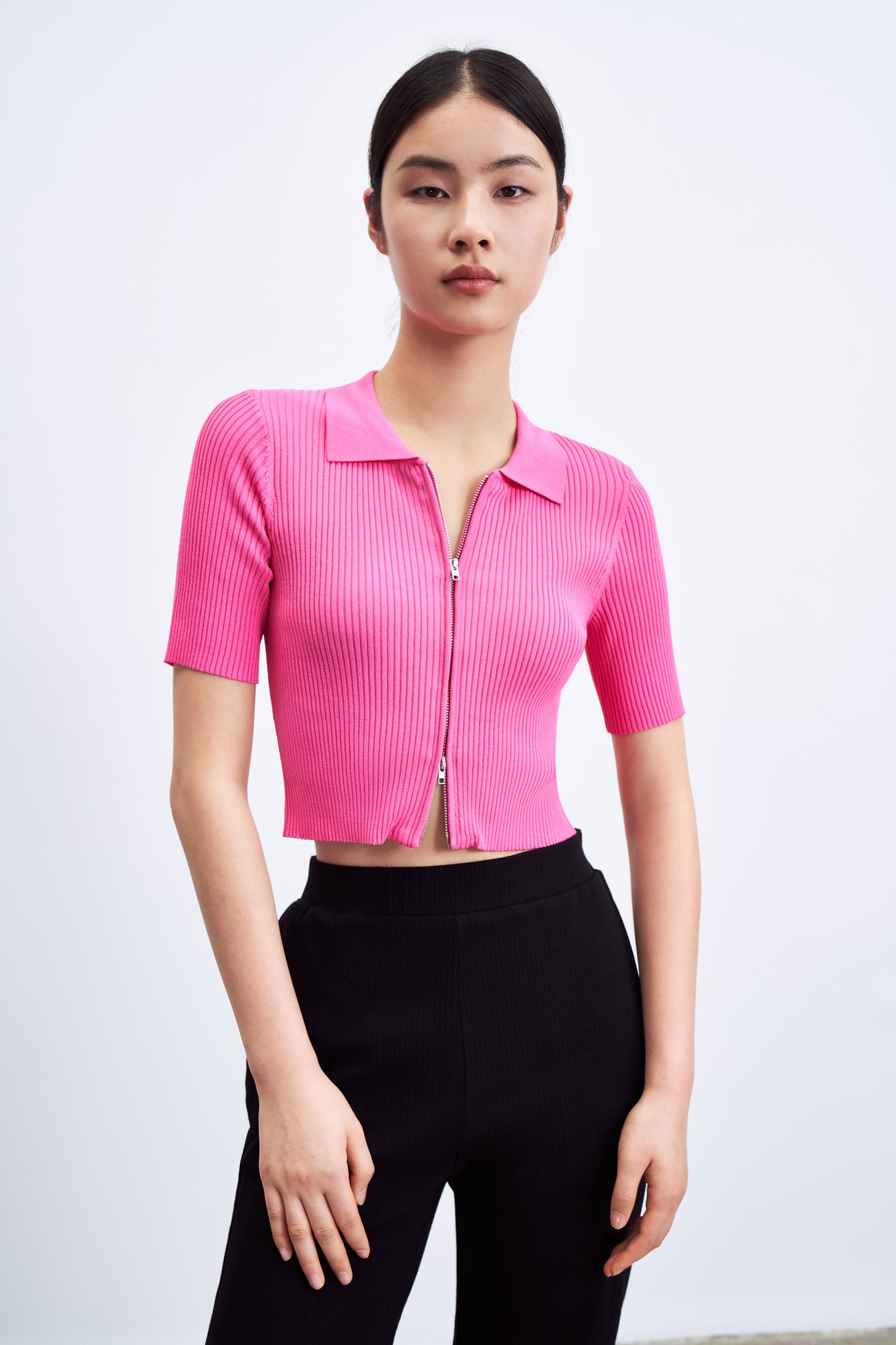 셔츠 카라 가디건