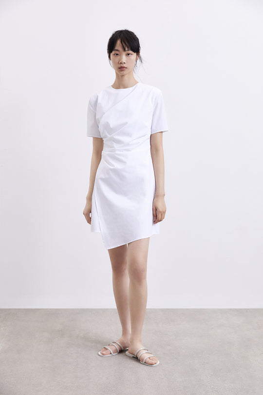 크루넥 스키니 드레스