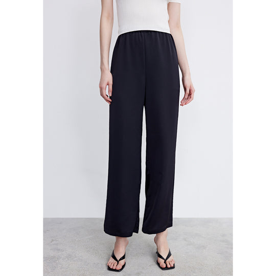 화학 섬유 롱 스트레이트 팬츠