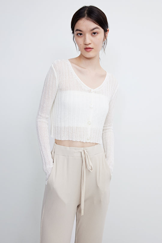 스탠다드 V 넥 디건