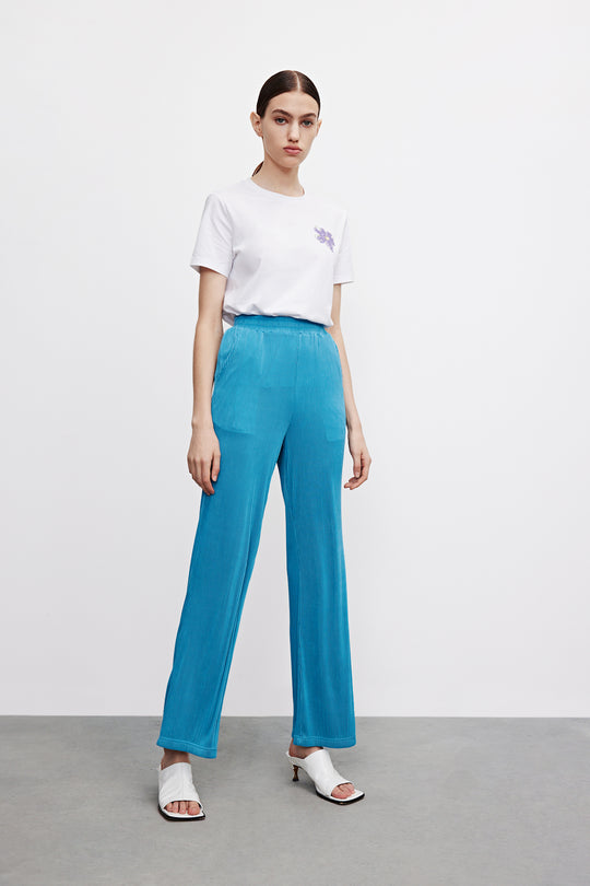 니트 와이드 팬츠