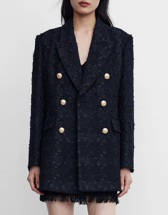 더블 브레스트 블레이저