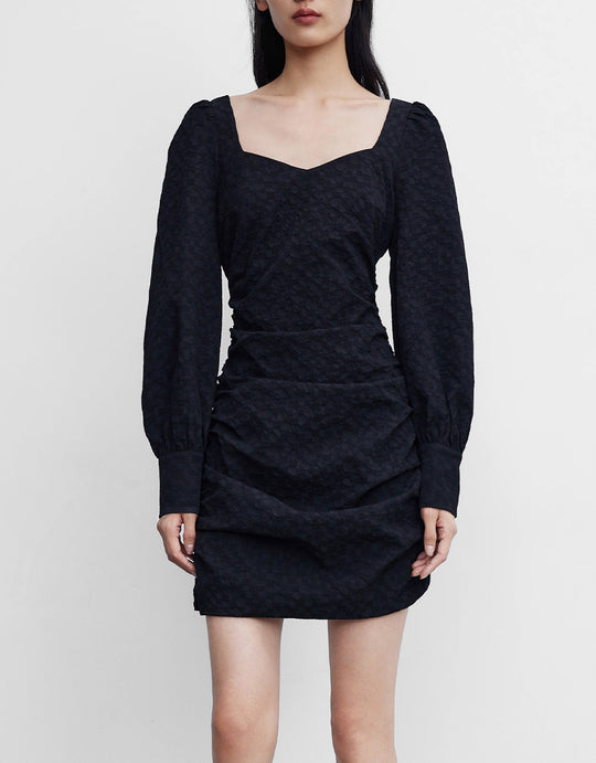 V넥 스키니 드레스