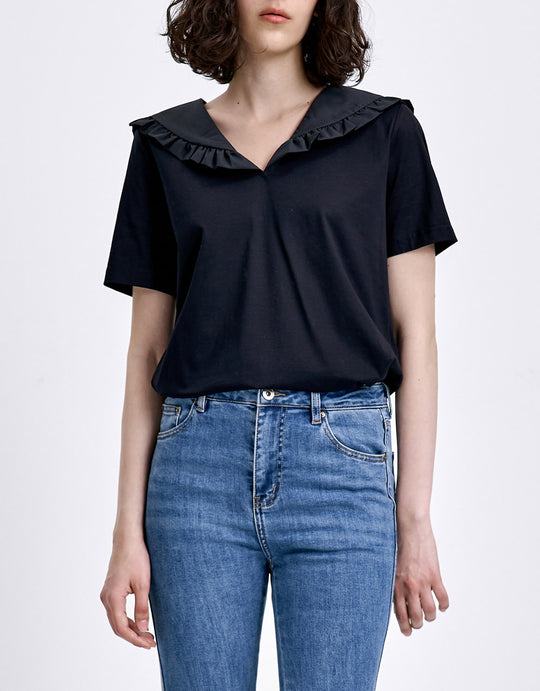 세일러 칼라 티셔츠