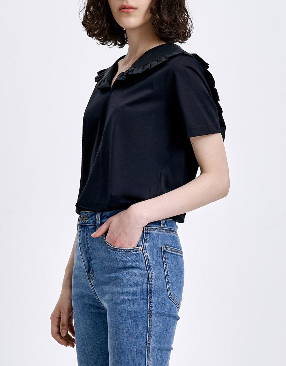 세일러 칼라 티셔츠