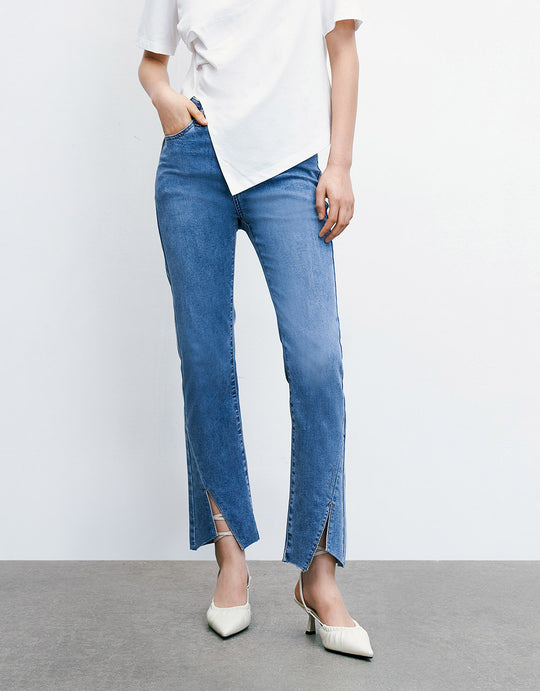 스트레이트 컷팅 진