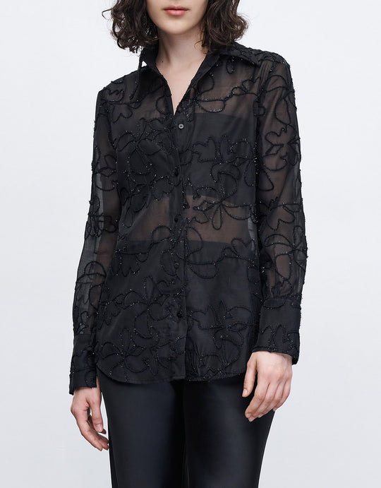 베이직 라펠 셔츠