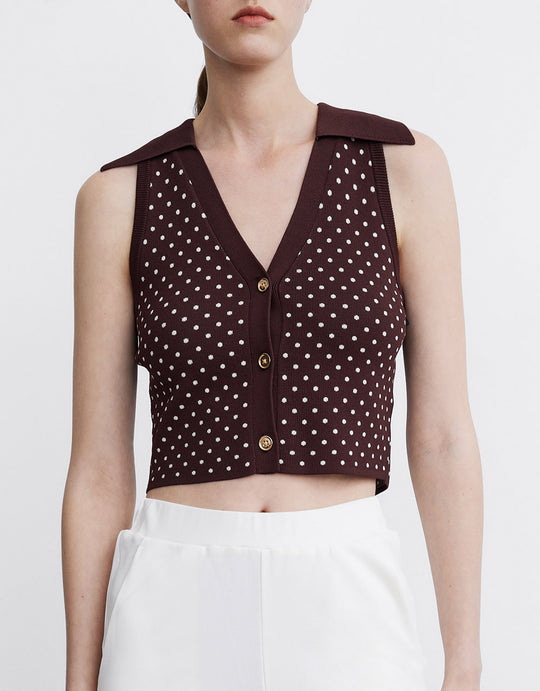 라펠 코롭 니트 뷔에스트