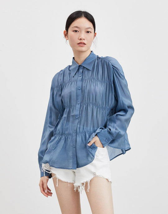 셔츠 슬리브 셔츠 카라 셔츠