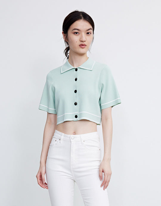 셔츠 카라 가디건