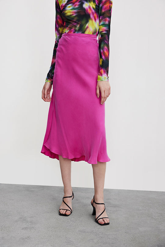 미디 피쉬테일 스커트