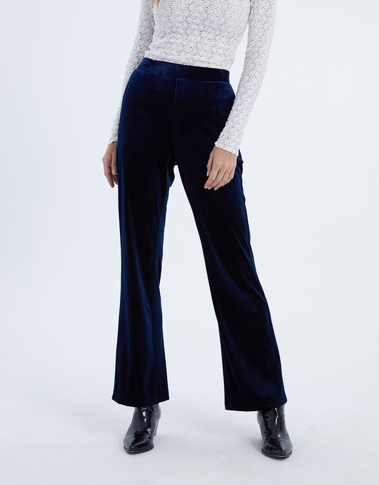 니트 롱 스트레이트 팬츠