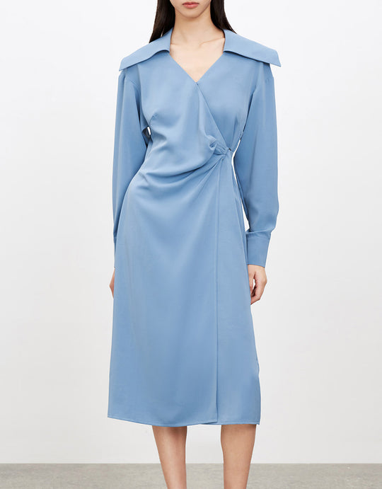 라펠 스케이터 드레스