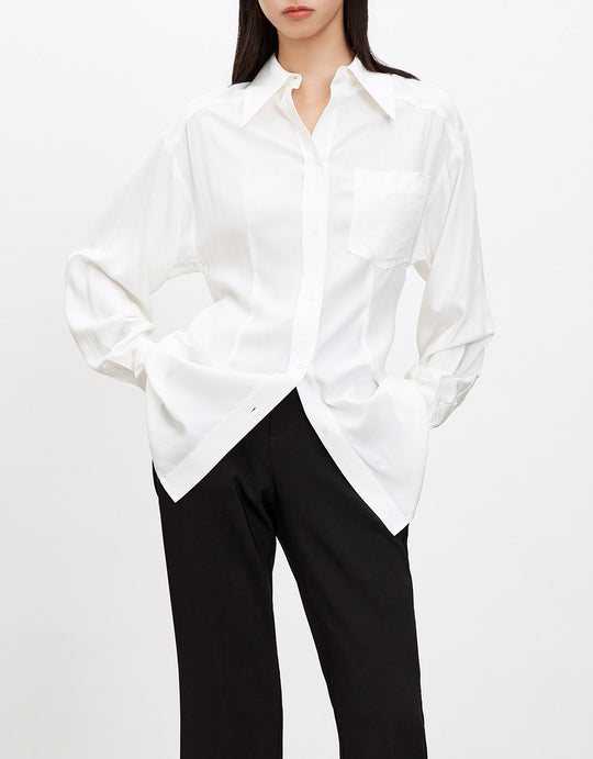 패치 포켓 버튼업 셔츠