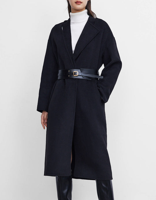 여성 스트레이트 롱 코트