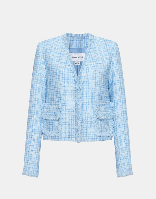 칼라리스 트위드 자켓