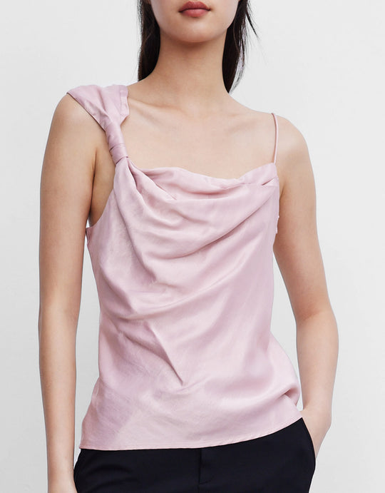 카울 넥 중간 길이 캐미탑