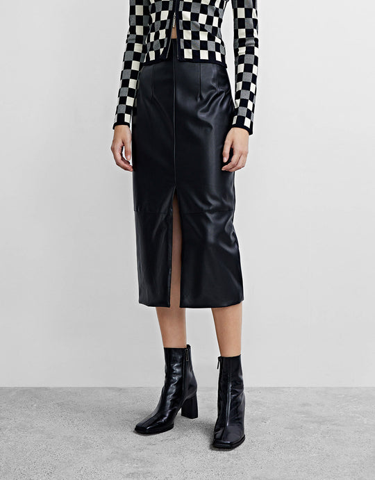 미디 스트레이트 스커트