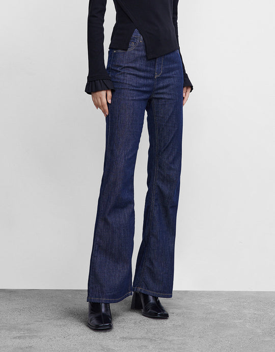 부츠 컷 팬츠 진